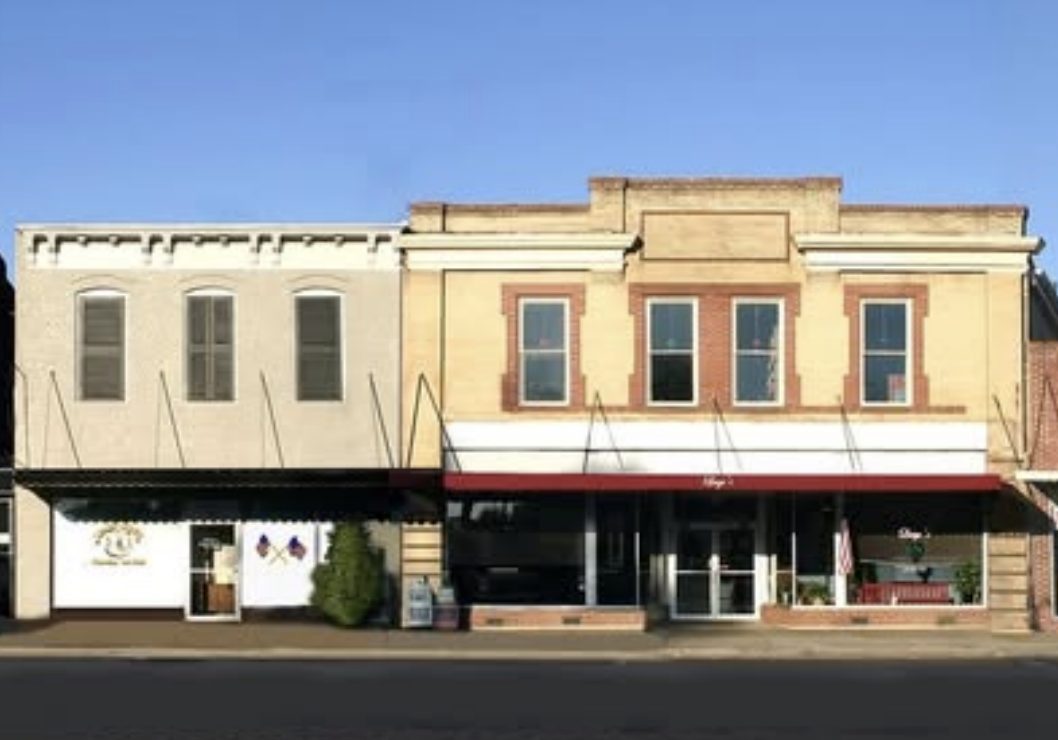 Historic storefronts in downtown Scotland Neck