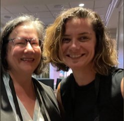 Susann Camus with Ivy Pochoda at ThrillerFest